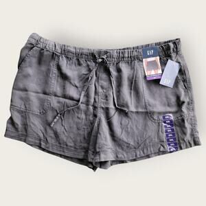 Gap Shorts Women's PullOn Tencel Short Size XXL Drawstring Pockets Elastic Waist